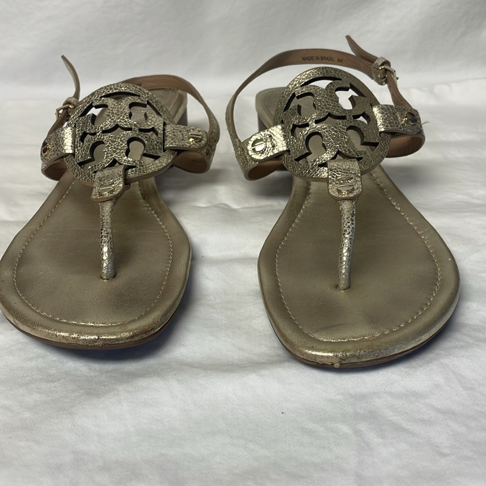 Tory Burch Gold Women's Sandals - Picture 6 of 10